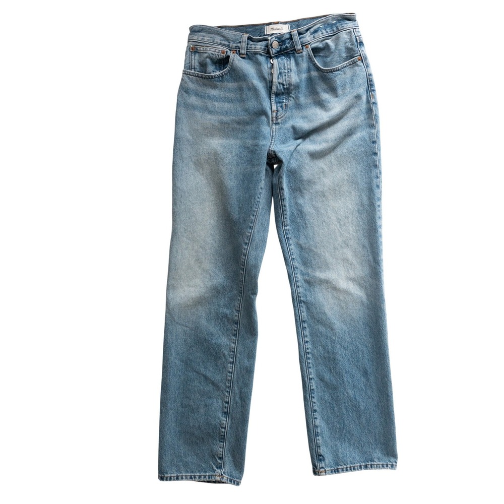 Madewell The Longline Straight Jean Blue‎ Cotton Denim 28